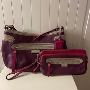Coach Wallet and Purse Set